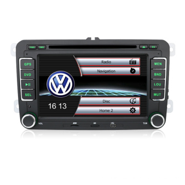 Voiture de navigation GPS de voiture DVD vidéo pour VW